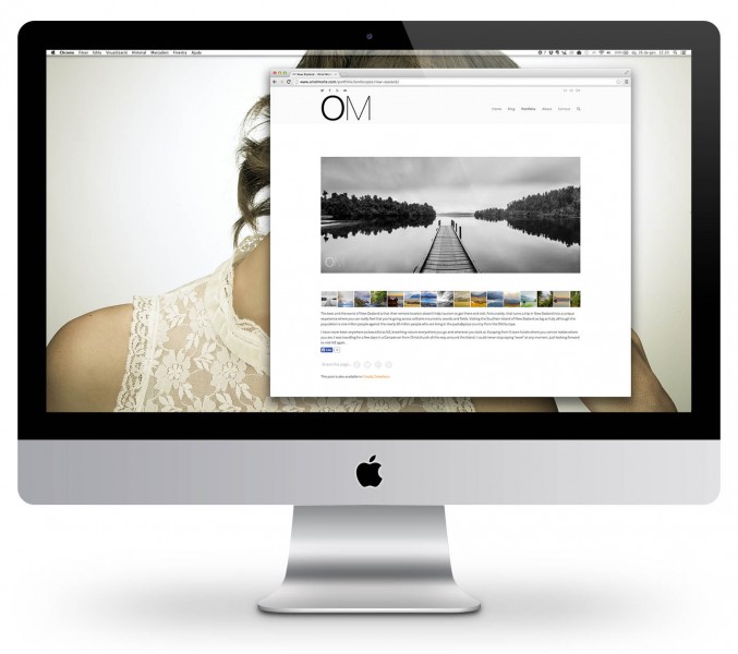 New website design at Oriolmorte.com