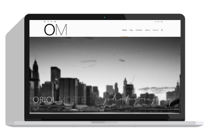 New website design at Oriolmorte.com