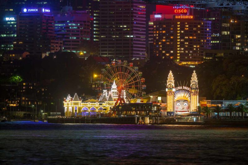 Luna Park in Sydney