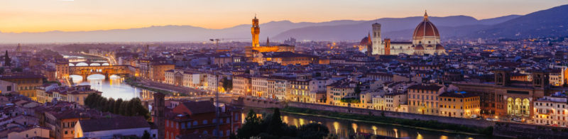 Florencia al atardecer