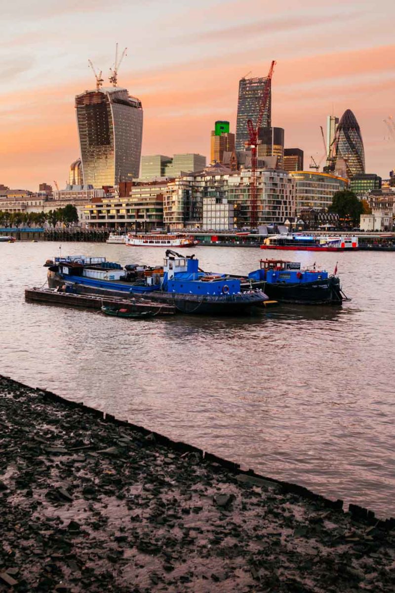 Gratacels i el riu Tàmesi