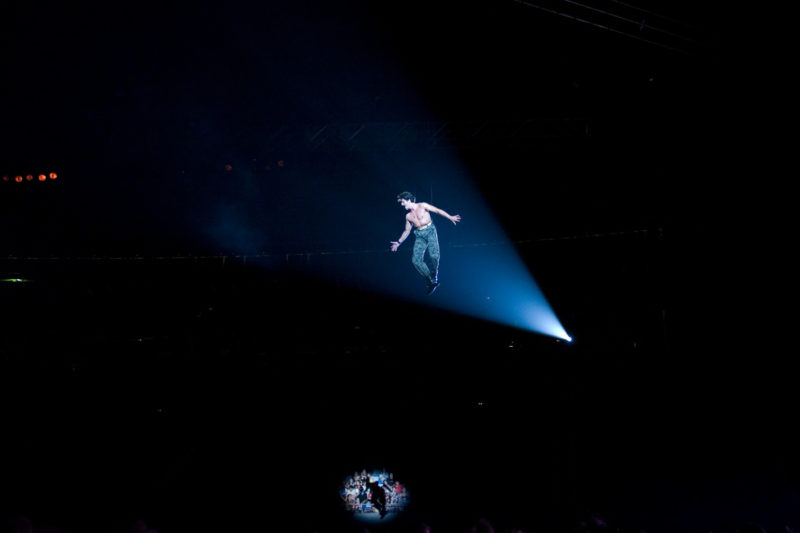 Joel Joan performing in Palau Sant Jordi
