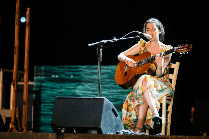 Sílvia Pérez Cruz at Cantada d'Havaneres de Calella de Palafrugell