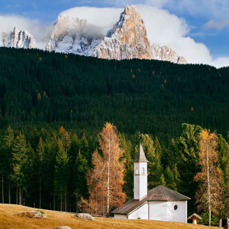 Pale di San Martino desde Paneveggio