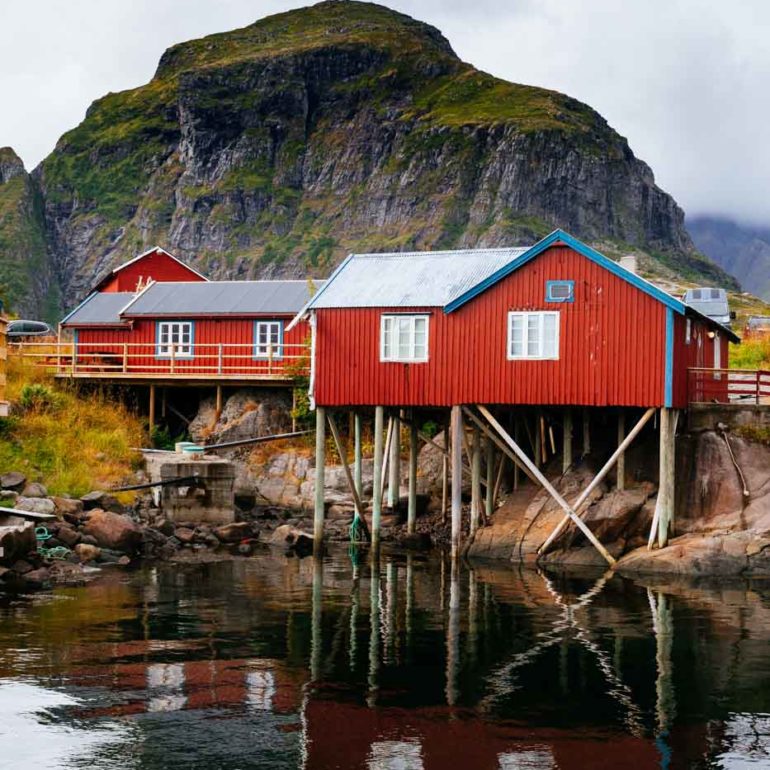 Seaside houses in Å