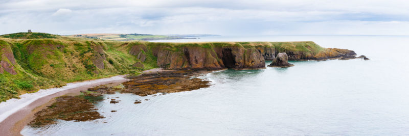Costa desde el Castillo de Dunnottar