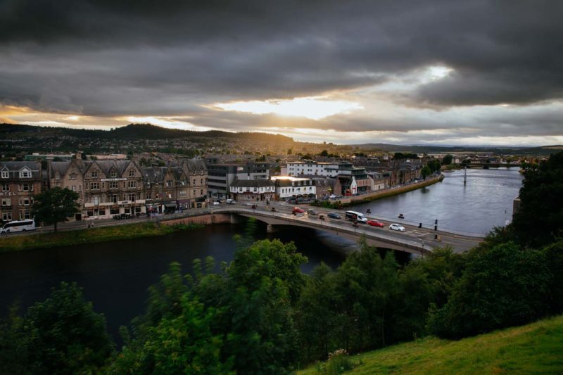 Atardecer en Inverness